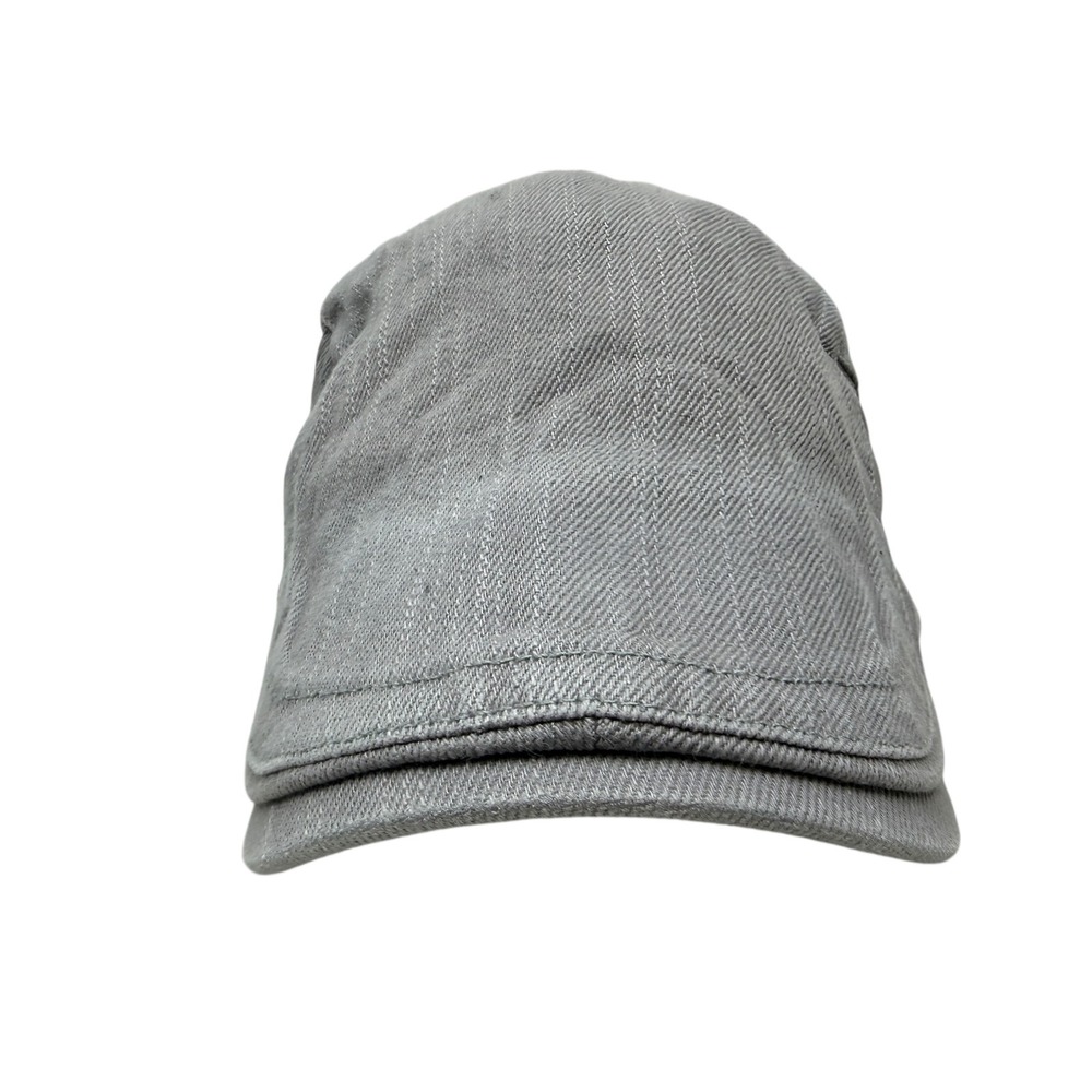 Classic Grey Flat Cap Ivy Newsboy Hat Adjustable Herringbone Costume Theater